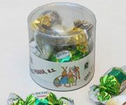 Italské èokoládové bonbóny v malé dóze velikonoèní
